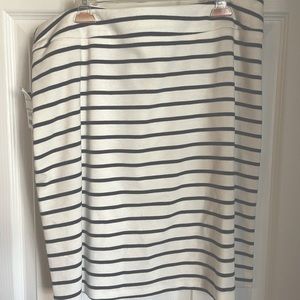 Cynthia Rowley Skirt (white with navy stripes)